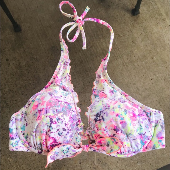 🆕🔥VICTORIA SECRETS SUPER CUTE DEMI PUSH UP BIKINI TOP NEVER WORN/GORG COLORS - Picture 8 of 16